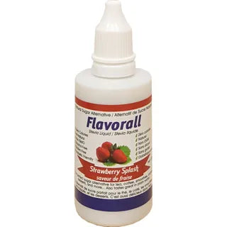 Flavorall Liquid Flavoured Stevia Strawberry Splash / 50ml