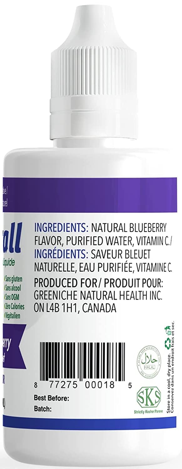 Flavorall Liquid Flavoured Stevia Bubbly Blueberry / 50ml