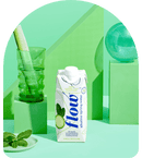 Flow Alkaline Spring Water (flavoured) - Cucumber Mint - - Water