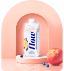 Flow Alkaline Spring Water (flavoured) - Peach Blueberry 12 Pack x 500ml 2025 - Water