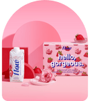 Flow Alkaline Spring Water (flavoured) - Strawberry Rose - - Water