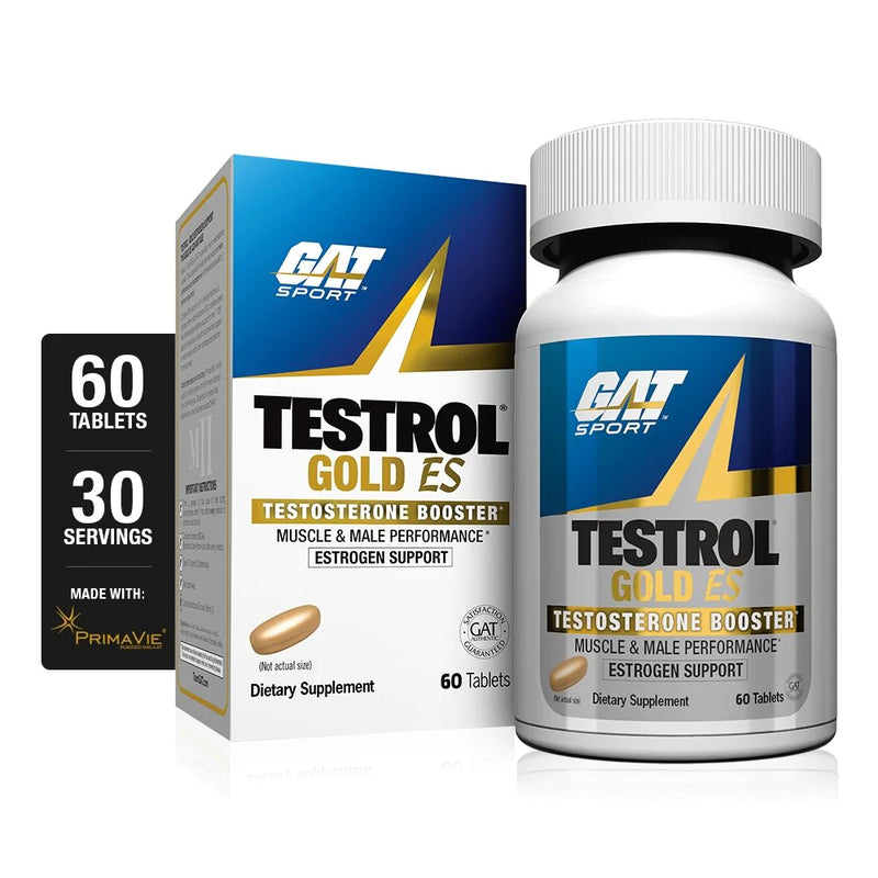 GAT Sport Testrol Gold ES, 60 Tabs, 30 servings, SNS Health, Vitamins and Supplements