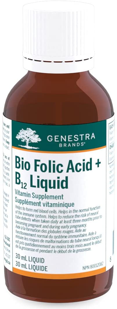 Bio Folic Acid + B12 Liquid  30 mL 