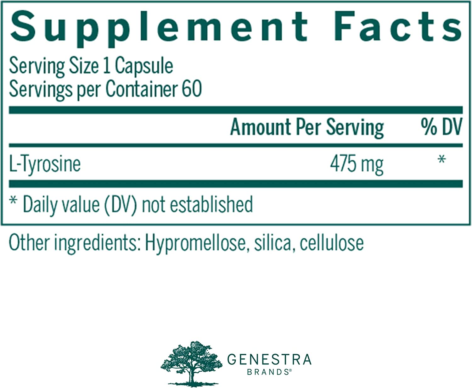 Genestra Brands Amino L-Tyrosine 