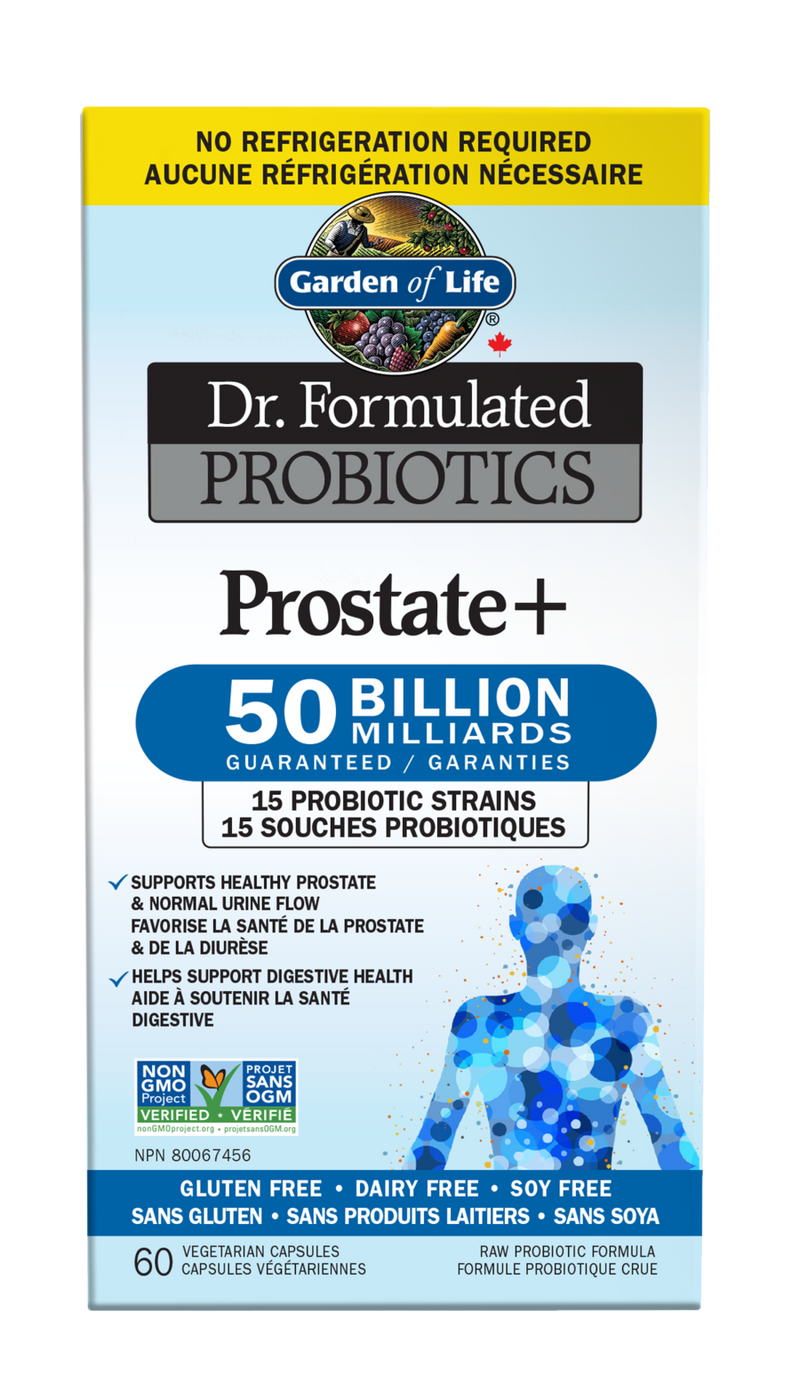 Dr. Formulated Prostate+ 50-Billion 60 Vegetarian capsules / g