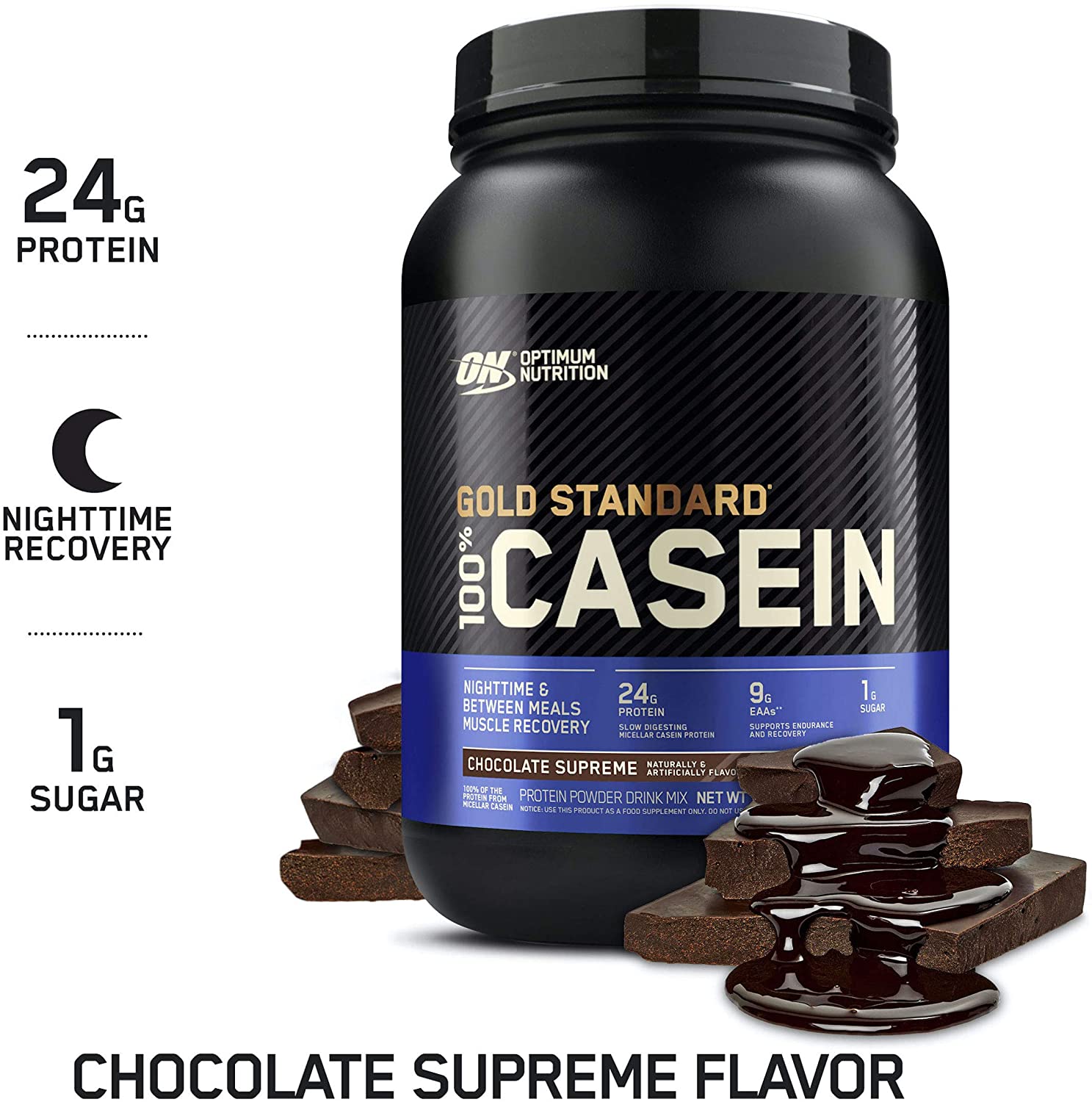Gold Standard 100% Casein 2lbs / Chocolate Supreme