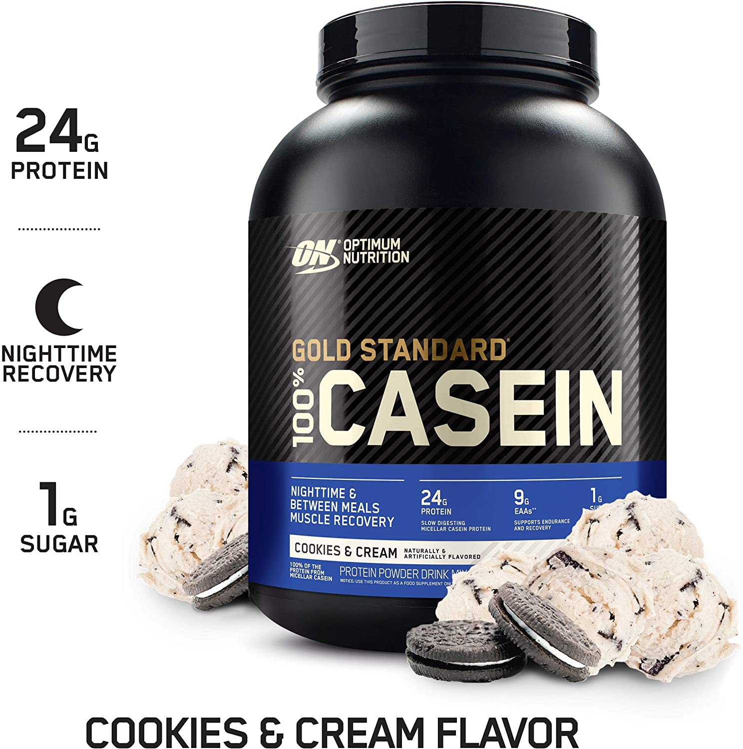 Gold Standard 100% Casein 4lbs / Cookies N Cream