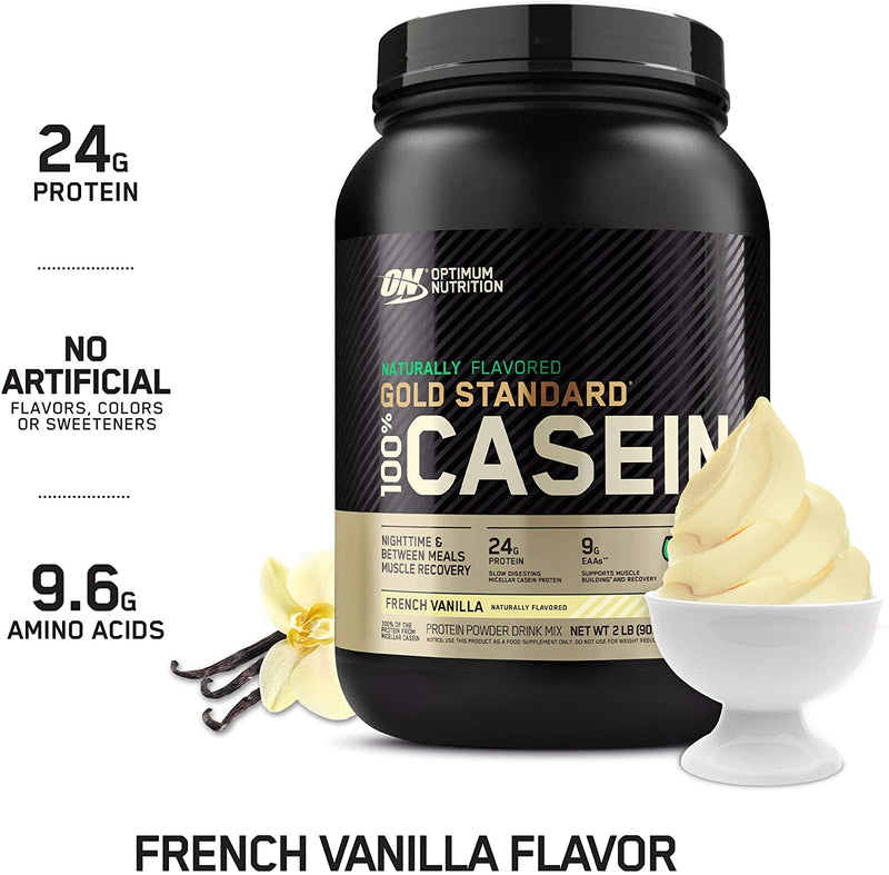 Gold Standard Natural 100% Casein 2lbs / French Vanilla