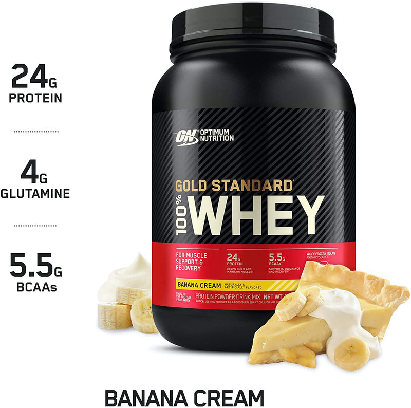Gold Standard 100% Whey 2lbs / Banana Cream, SNS Health, Sports Nutrition