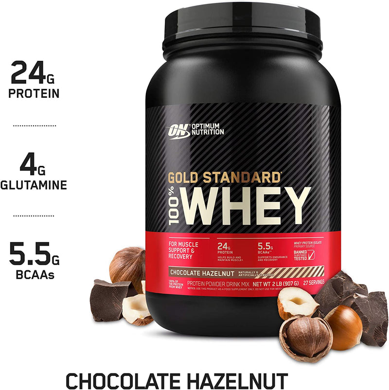 Gold Standard 100% Whey 2lbs / Chocolate Hazelnut, SNS Health, Sports Nutrition