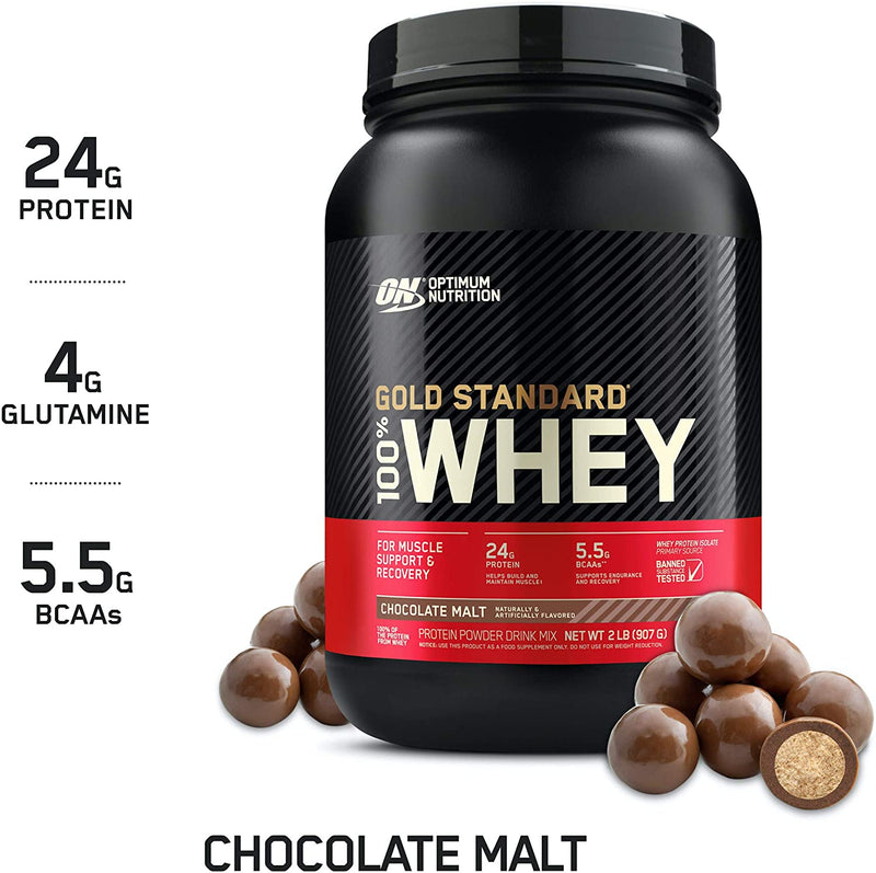 Gold Standard 100% Whey 2lbs / Chocolate Malt, SNS Health, Sports Nutrition