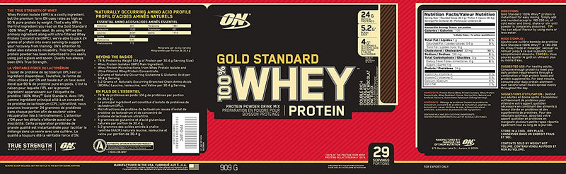 Gold Standard 100% Whey 2lbs / Double Rich Chocolate, SNS Health, Sports Nutrition