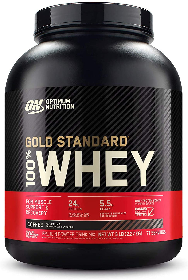 Gold Standard 100% Whey 5lb, 2.27 kg / Coffee, SNS Health, Sports Nutrition