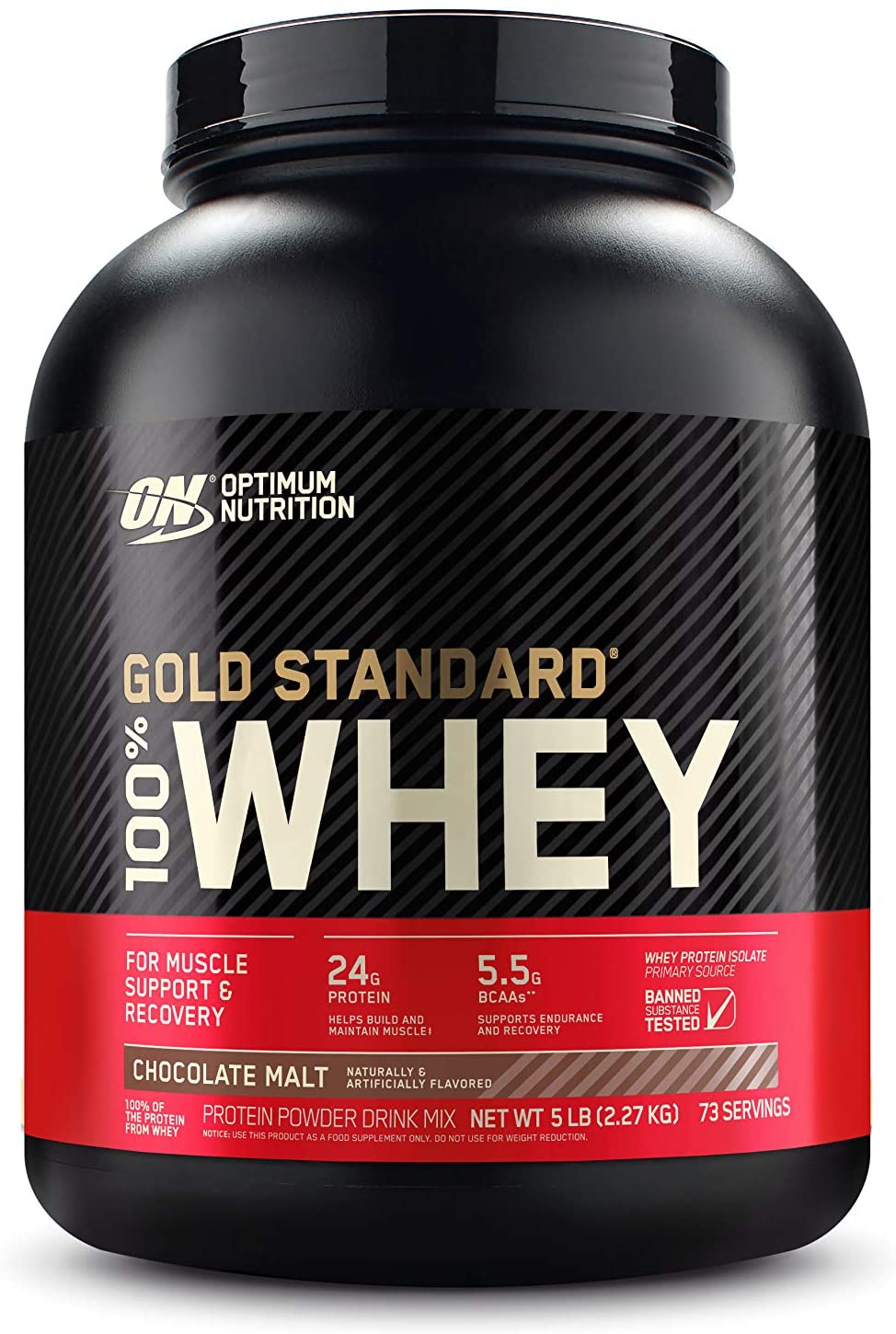 Gold Standard 100% Whey 5lb, 2.27 kg / Chocolate Malt, SNS Health, Sports Nutrition