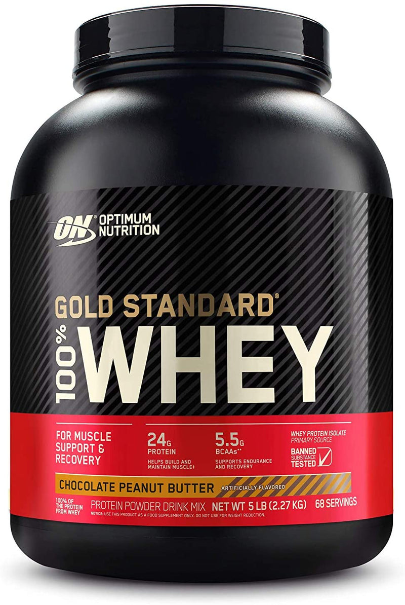 Gold Standard 100% Whey 5lb, 2.27 kg / Chocolate Peanut Butter, SNS Health, Sports Nutrition