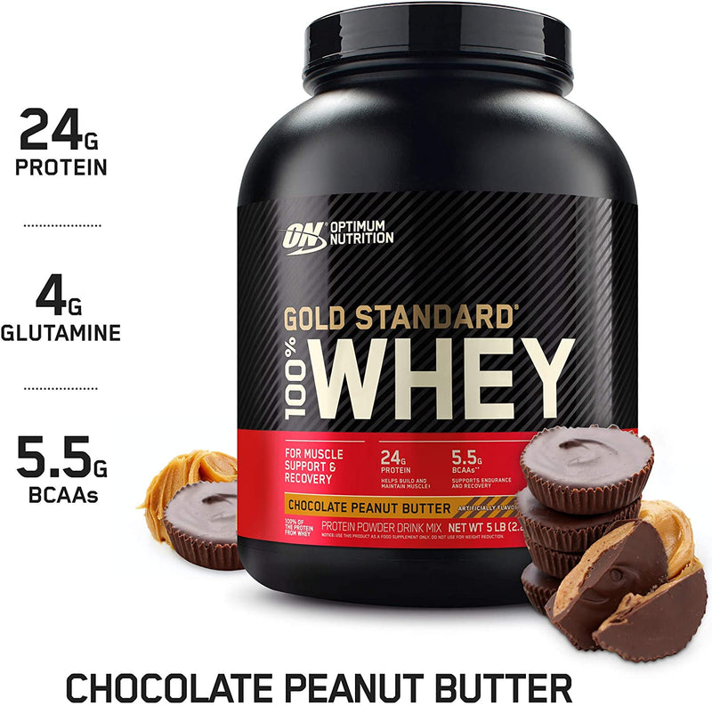 Gold Standard 100% Whey 5lb, 2.27 kg / Double Rich Chocolate, SNS Health, Sports Nutrition