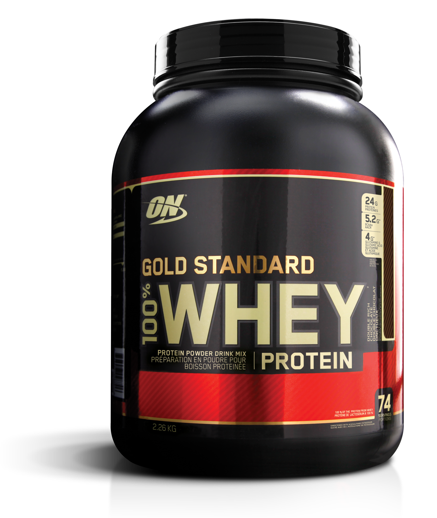 Optimum Nutrition Gold Standard 100% Whey Protein, 2.26kg, Rich Chocolate, 74 Servings, SNS Health, Protein Powder