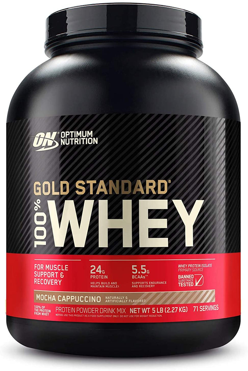 Gold Standard 100% Whey 5lb, 2.27 kg / Mocha Cappuccino, SNS Health, Sports Nutrition