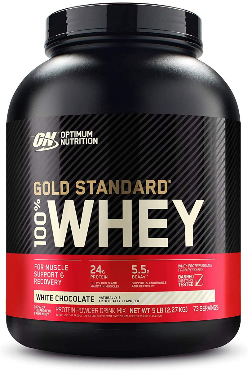Gold Standard 100% Whey 5lb, 2.27 kg /  White Chocolate, SNS Health, Sports Nutrition
