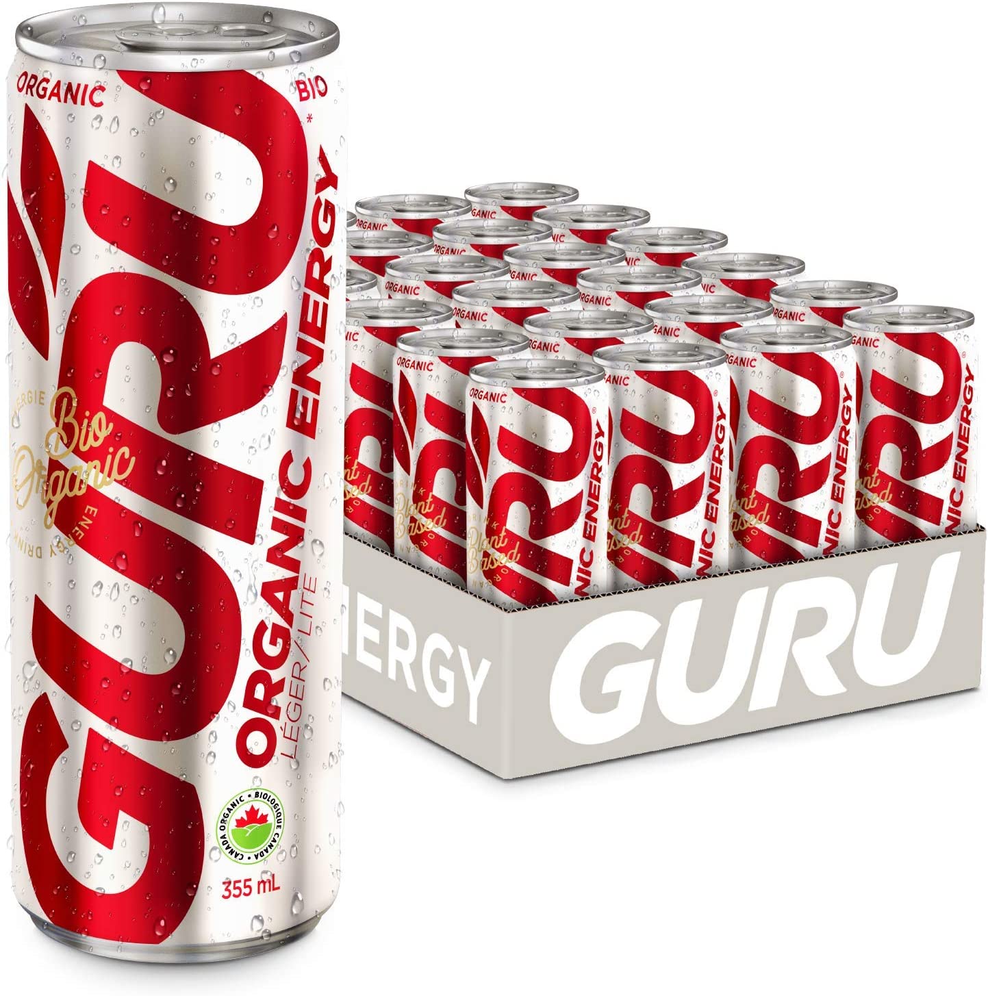 GURU Organic Energy 24x355ml / Lite