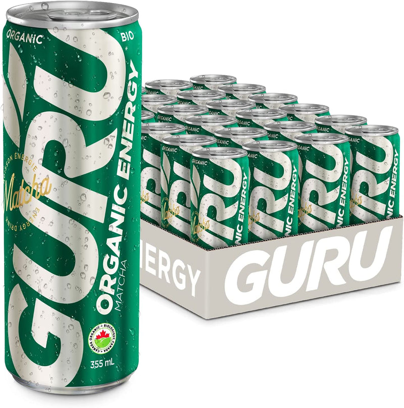 GURU Organic Energy 24x355ml / Matcha