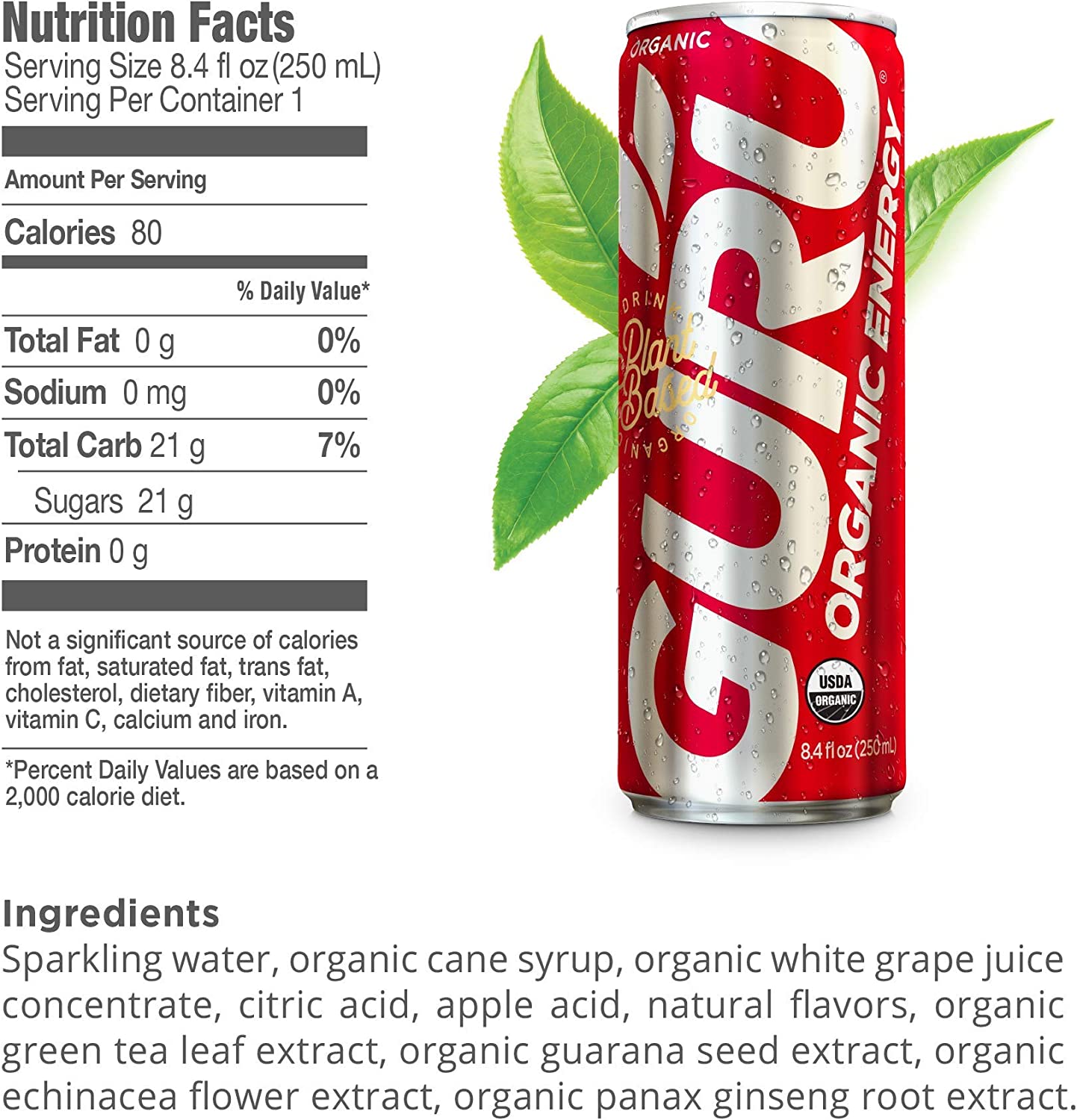 GURU Organic Energy 24x250ml / Original