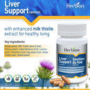 Herbion Liver Support - 60 vegetarian capsules - Liver Support