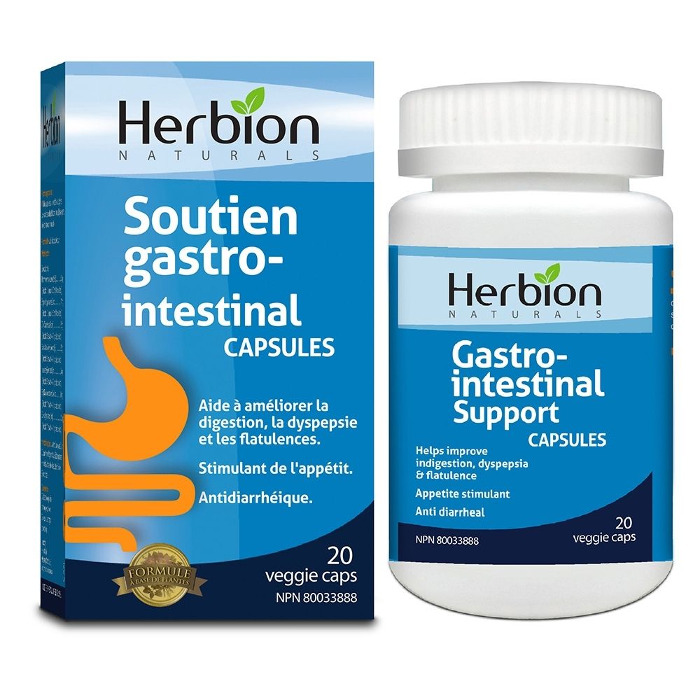 Herbion Gastrointestinal Support 20 vcaps