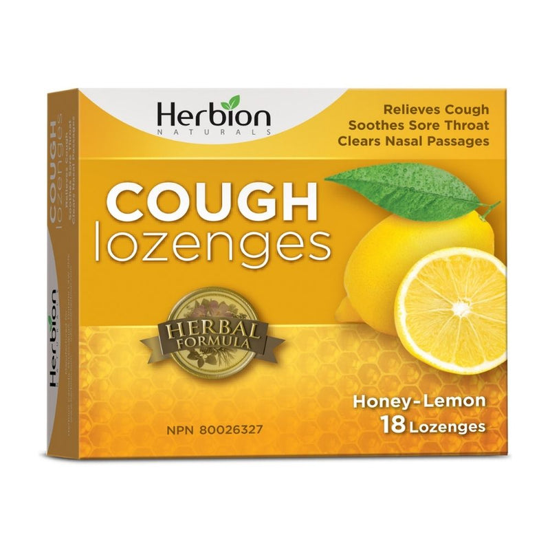 Herbion Cough Lozenges - Honey Lemon 18 Lozenges - Immune Support