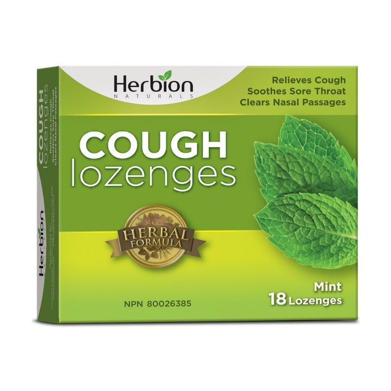 Herbion Cough Lozenges - Mint 18 Lozenges - Immune Support