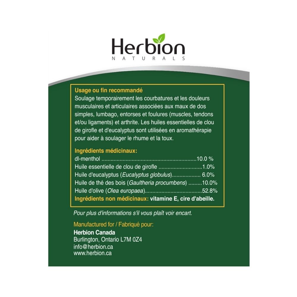 Herbion Chest Rub 100g