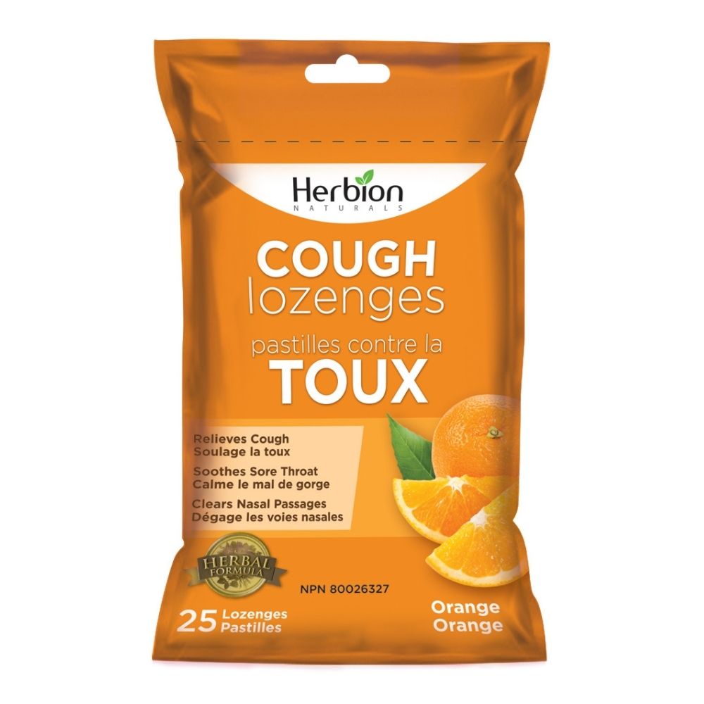 Herbion Cough Lozenges (Pouches) 25 Lozenges / Orange