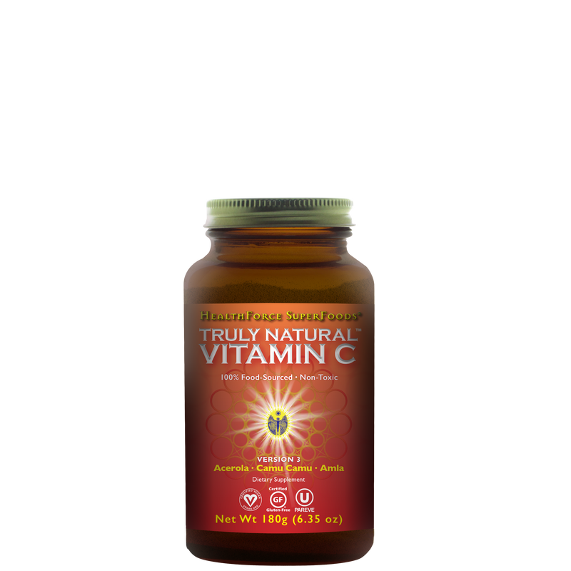 Truly Natural Vitamin C (with Cama Camu Berry, Whole Amla Berry and Acerola Cherry Extract) 180g