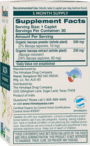 Himalaya - Organic Bacopa - 30 Caplets - Herbals