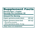 Himalaya - Organic Gymnema - 60 Caplets - Herbals