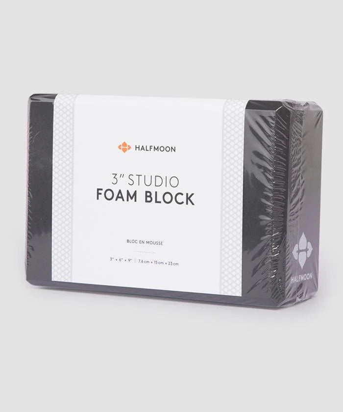 HALFMOON 3" Foam Yoga Block
