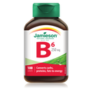 Jamieson Vitamin B6 250mg (Pyridoxine) - 100 Caplets - Vitamin B