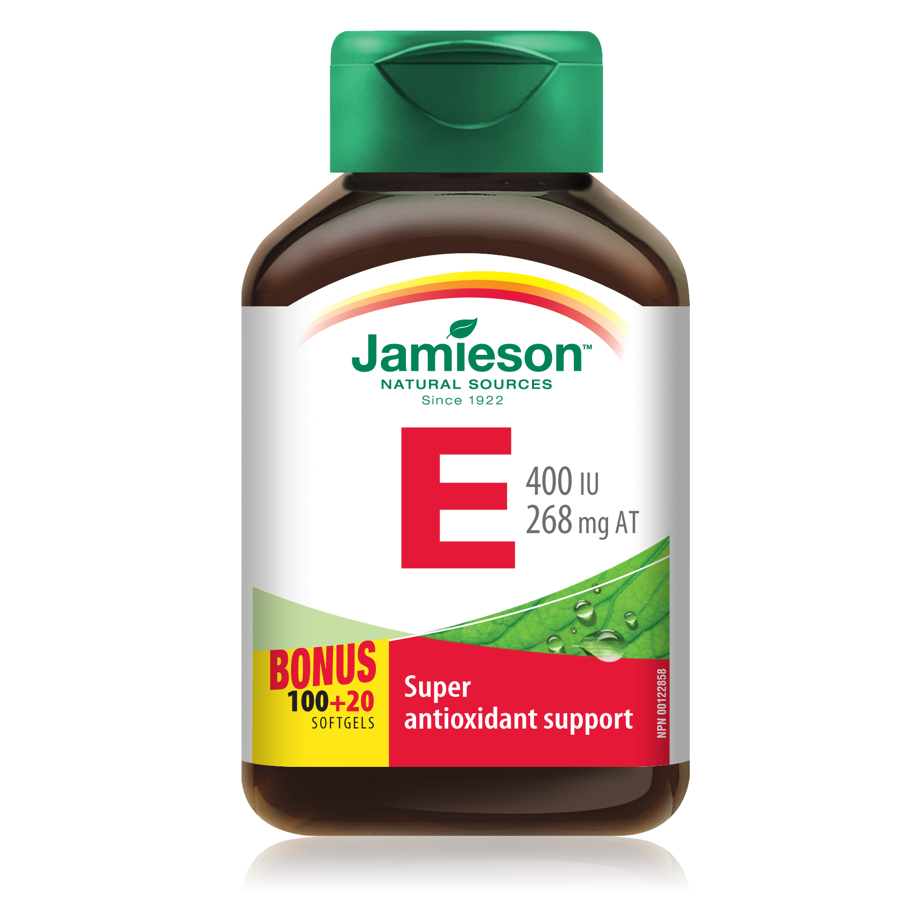 Jamieson Vitamin E 120 Softgels / 400 IU