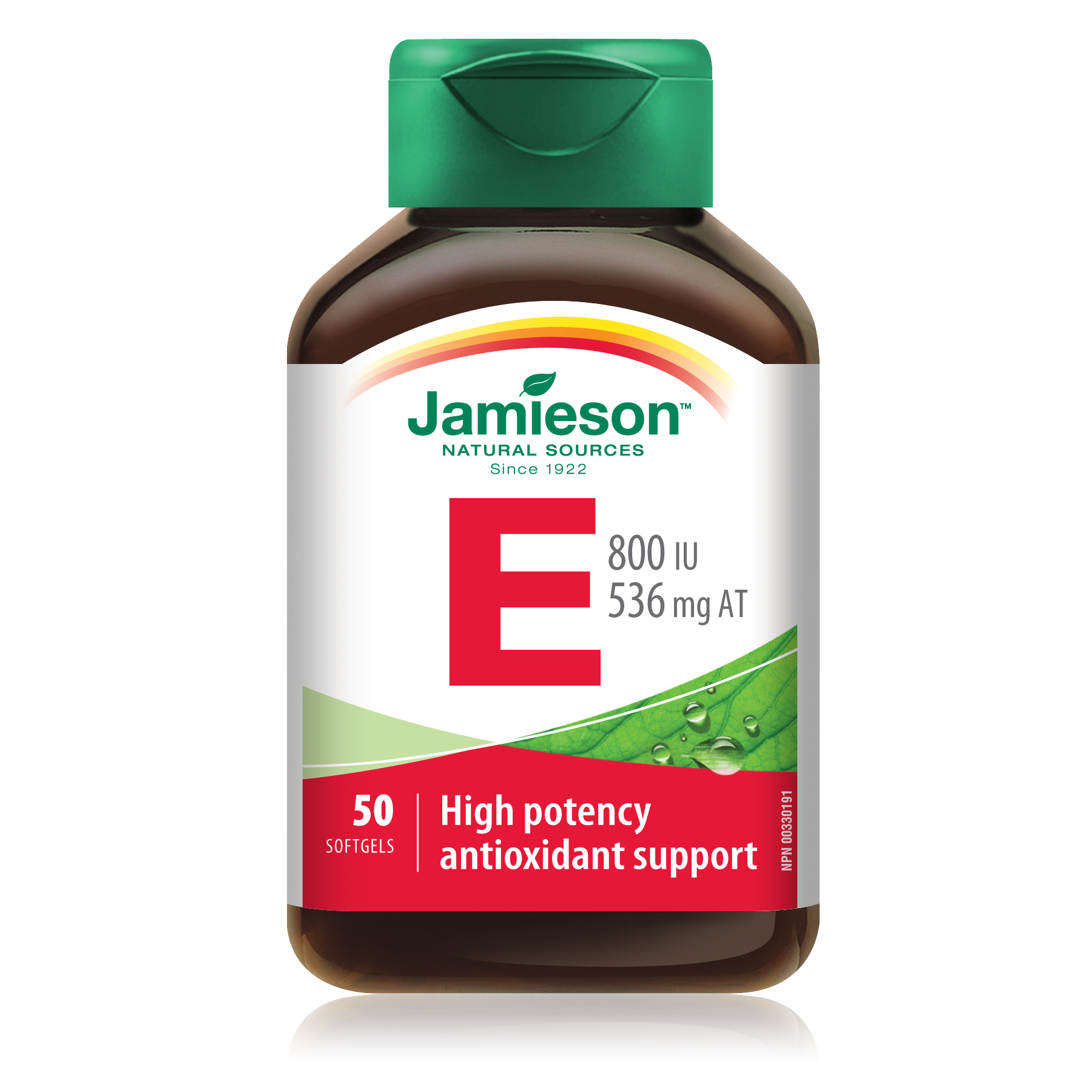 Jamieson Vitamin E 50 Softgels / 800 IU