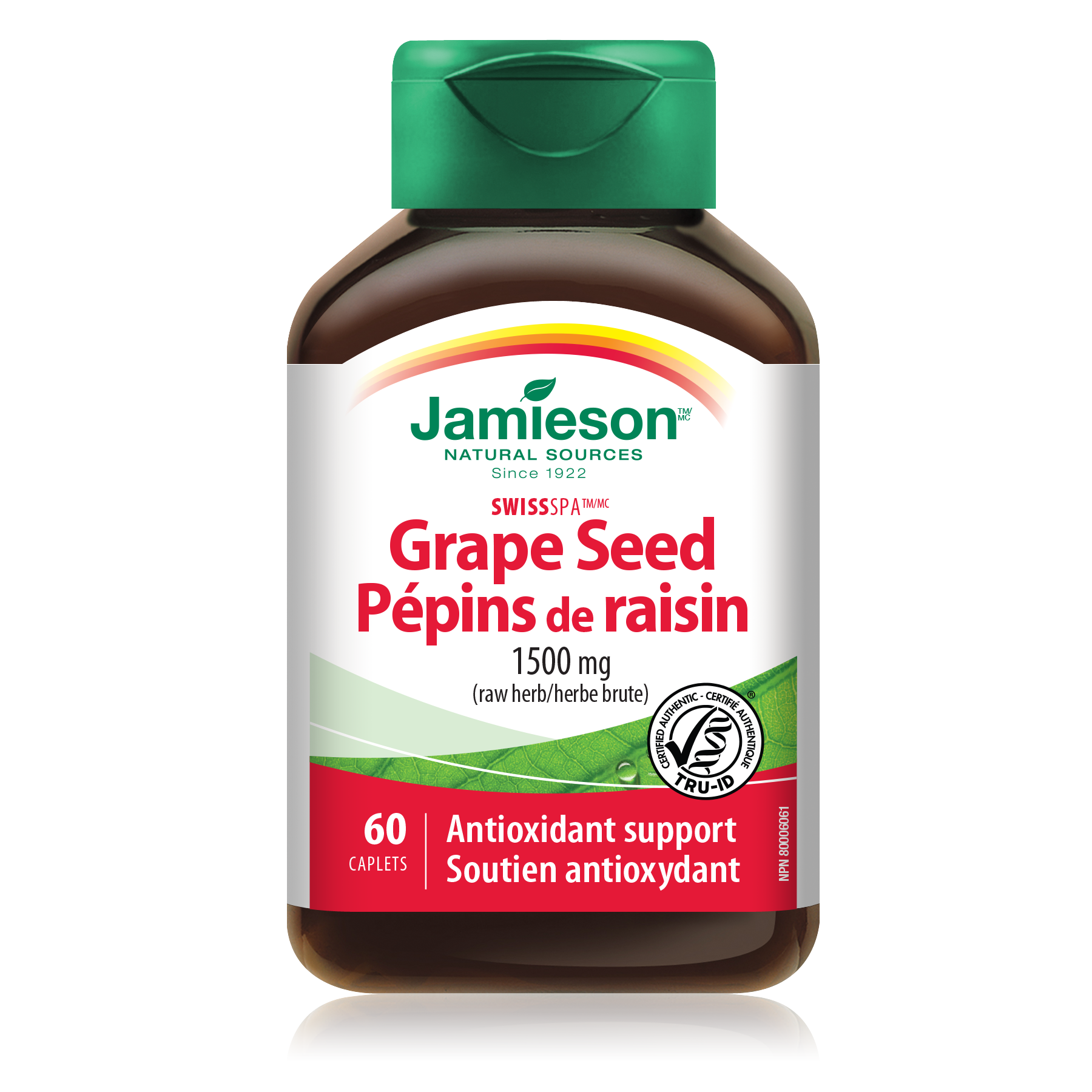 Jamieson Grape Seed Extract 50mg 60 Capsules