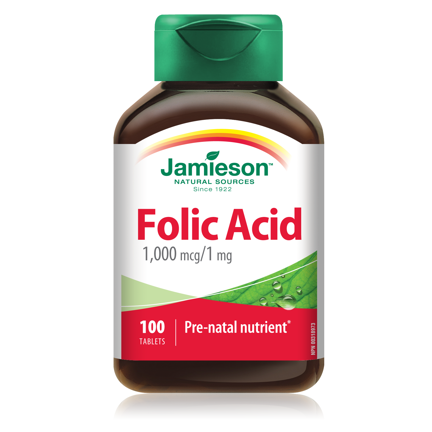 Jamieson  Folic Acid 100 Tablets / 1000mcg