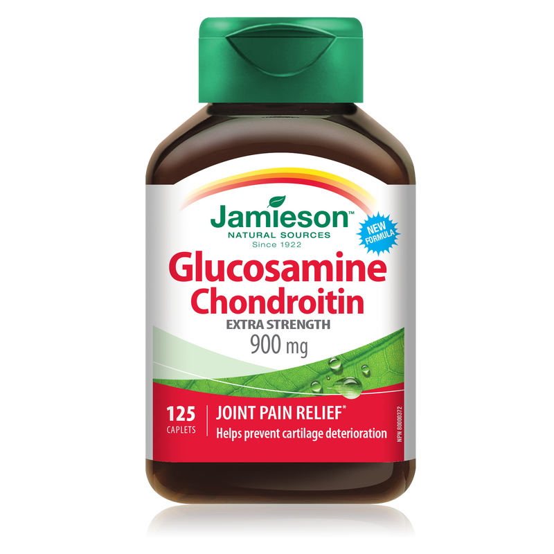Jamieson Glucosamine Chondroitin 900mg 125 Caplets
