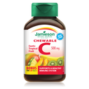 Jamieson Vitamin C Chew - Tropical Fruit 120 Tablets 06 30 2025 - Vitamin C