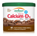 Jamieson MegaCal Calcium & Vitamin D3 Soft Chews - Swiss Chocolate 60 Soft Chews - Calcium