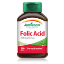 Jamieson Folic Acid - 200 Tablets 400mcg - Vitamin B