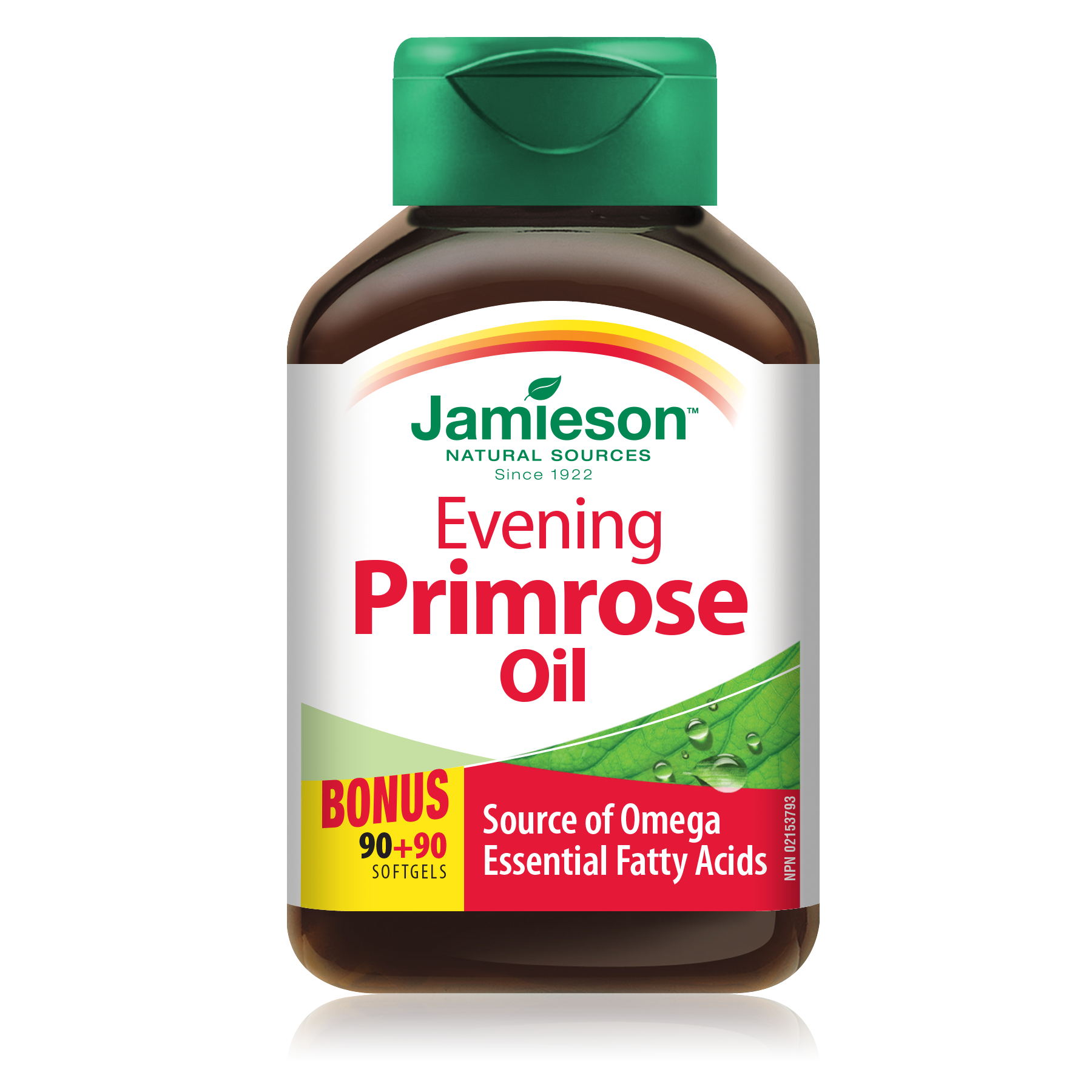 Jamieson Evening Primrose Oil 180 Softgels / size