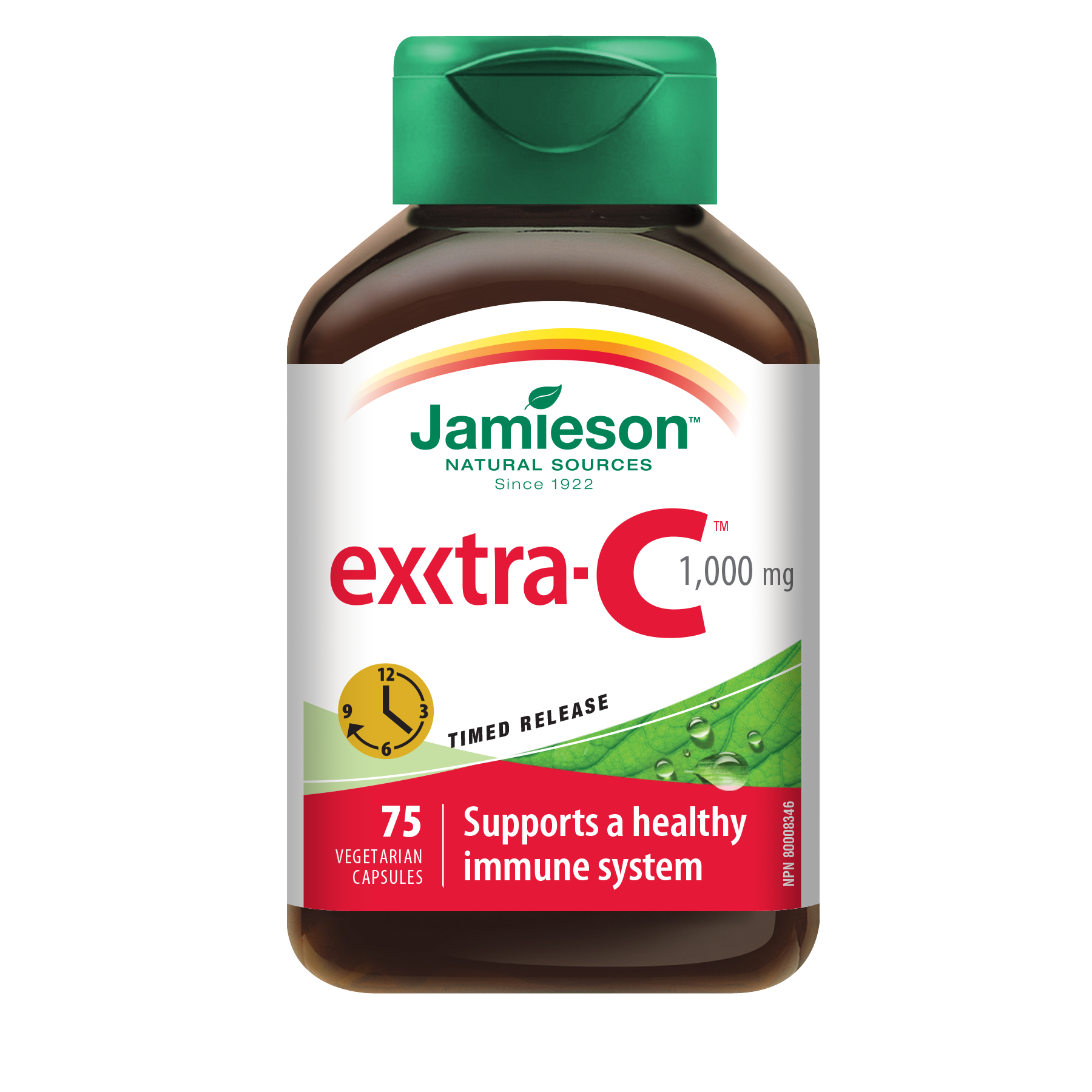 Jamieson Extra-C Timed Release 1,000mg - 75 Capsules - Vitamin C