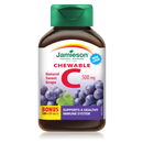 Jamieson Vitamin C Chew - Grape 120 Tablets 02 28 2026 - Vitamin C