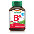 Jamieson Vitamin B12 Fast-Dissolving - 1000mcg 100 Tablets Cherry - Vitamin B