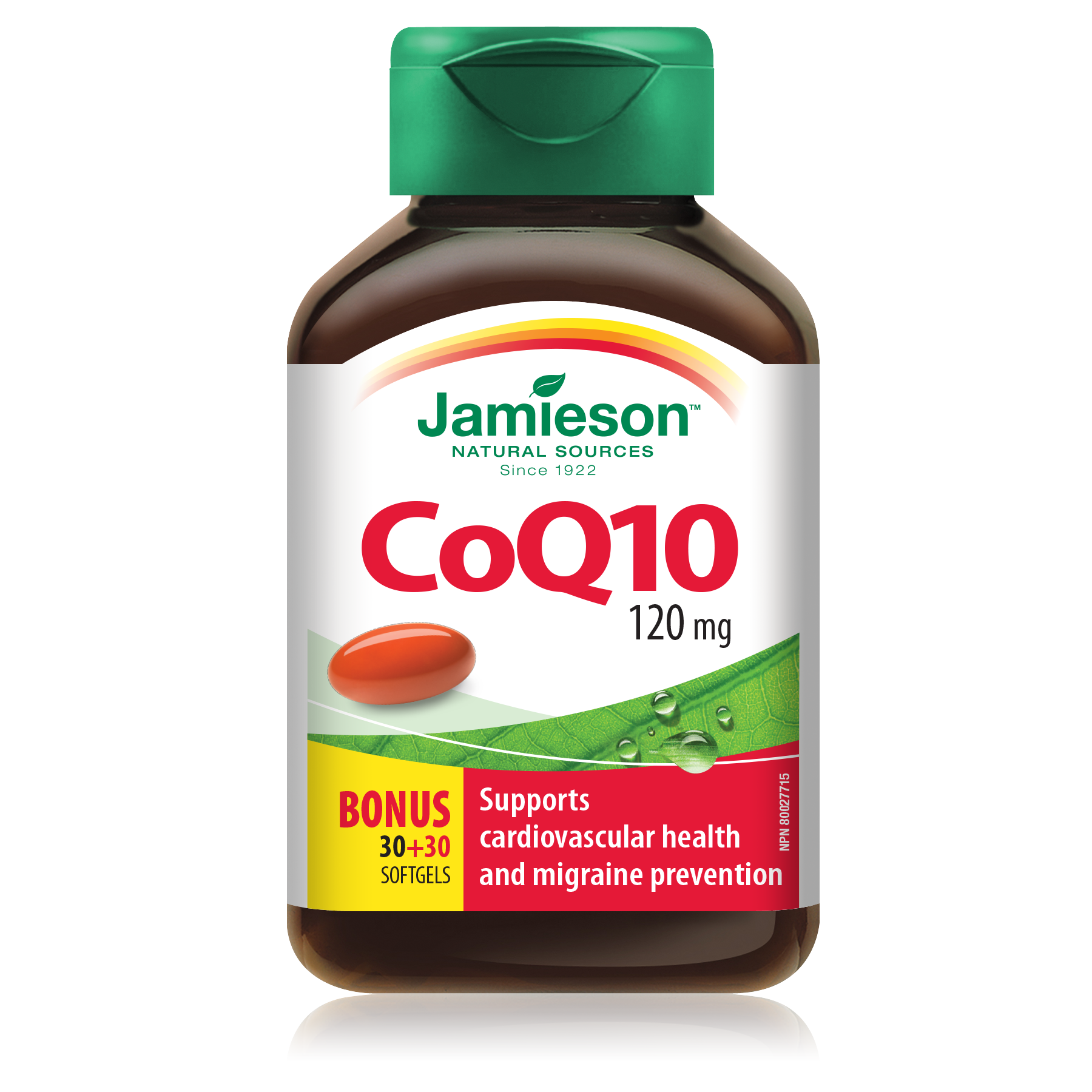 Jamieson CoQ10 120mg 60 Softgels